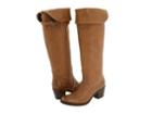 Frye Jane Tall Cuff (taupe Soft Pebbled Full Grain) Women's Pull-on Boots