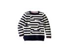 Joules Kids Stripe Artwork Sweater (toddler/little Kids/big Kids) (french Navy Stripe Star) Girl's Sweater