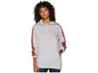 Rvca Va All The Way Hoodie (heather Grey) Women's Sweatshirt