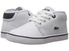 Lacoste Kids Ampthill 117 2 Sp17 (toddler/little Kid) (white/navy) Kids Shoes