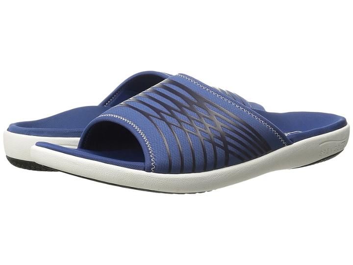 Spenco Thrust Slide (true Navy) Men's Shoes