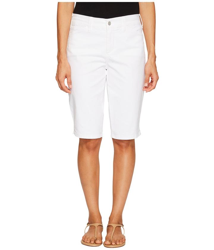Nydj Chino Shorts (optic White) Women's Shorts