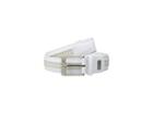 Nike Leather/woven G-flex (white) Men's Belts