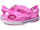 Crocs Kids Crocband Ii Sandal (toddler/little Kid) (neon Magenta/neon Purple) Girls Shoes