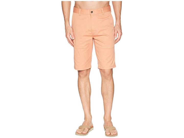 Prana Table Rock Chino Shorts (sunset Pink) Men's Shorts