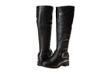 Fitzwell Peggy Wide Calf (black Leather) Women's Wide Shaft Boots