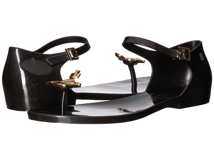 + Melissa Luxury Shoes Vivienne Westwood Anglomania + Melissa Honey (black/gunmetal) Women's Shoes