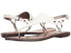 Sam Edelman Greta (bright White Neymar Tumbled Leather) Women's Sandals