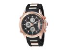 Steve Madden Smw121q-bk (black/rose Gold) Watches