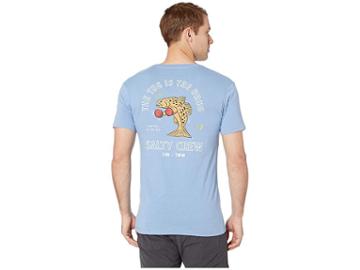 Salty Crew Knockout Short Sleeve Tee (light Blue Heather) Men's T Shirt