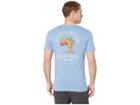 Salty Crew Knockout Short Sleeve Tee (light Blue Heather) Men's T Shirt