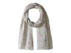 Polo Ralph Lauren Crinkled Cotton Oblong Scarf (andover Heather) Scarves