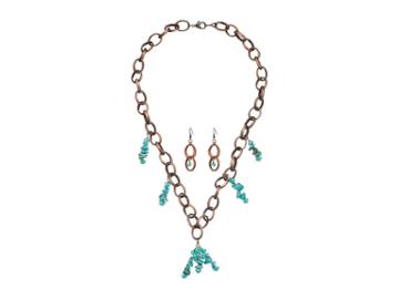 Kender West 094-st (copper/turquoise) Jewelry Sets