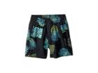 Volcom Kids Nothing More Volley Boardshorts (toddler/little Kids) (black) Boy's Swimwear