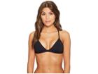 Billabong Sol Searcher Fixed Triangle Bikini Top (black Pebble) Women's Swimwear