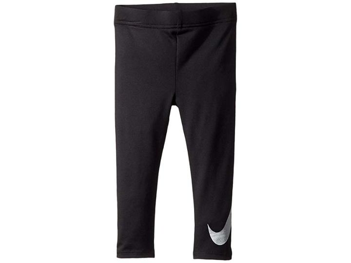 Nike Kids Dri-fit Sport Iridescent Legging (toddler) (black) Girl's Casual Pants