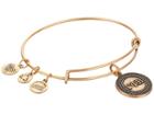 Alex And Ani Gamma Phi Beta Charm Bangle (rafaelian Gold Finish) Bracelet