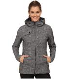 Lole Stunning Jacket (dark Charcoal Corn Field) Women's Coat