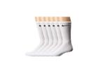 Nike Band Cotton Crew 6-pair Pack (white/black) Crew Cut Socks Shoes