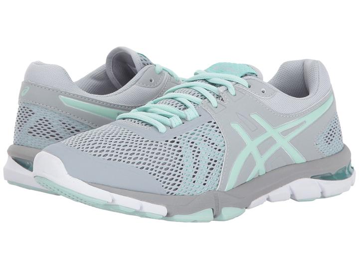 Asics Gel-craze Tr 4 (mid Grey/glacier Sea/silver) Women's Cross Training Shoes