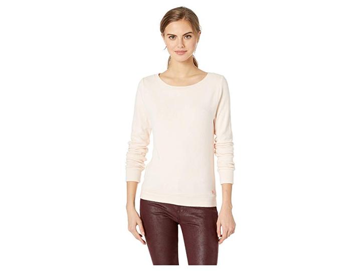 Volcom Lil Crew Fleece (cloud Pink) Women's Fleece
