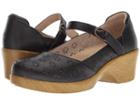 Alegria Rene (black Burnish) Women's Wedge Shoes