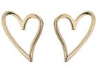 Rebecca Minkoff Sweetheart Stud Earrings (gold) Earring