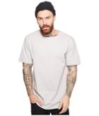 Publish Deven Premium Knit Short Sleeve Tee W/ Contrast Poplin Back (grey) Men's T Shirt