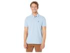 U.s. Polo Assn. Solid Cotton Pique Polo With Small Pony (seafoam Blue Heather) Men's Short Sleeve Knit