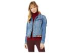 Two By Vince Camuto Tapestry Patchwork Classic Denim Jacket (indigo River) Women's Coat