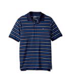 Polo Ralph Lauren Kids Moisture-wicking Polo Shirt (big Kids) (newport Navy Multi) Boy's Clothing