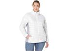 Columbia Plus Size Powder Pillow Hybrid Jacket (white/astral) Women's Coat