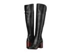 Franco Sarto Freda (black Bally Leather) Women's Dress Zip Boots