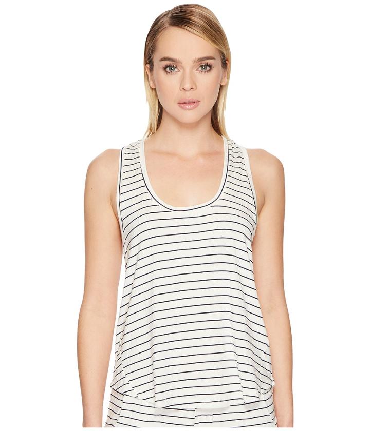 Maison Du Soir Petty Tank Top (navy Stripe) Women's Sleeveless