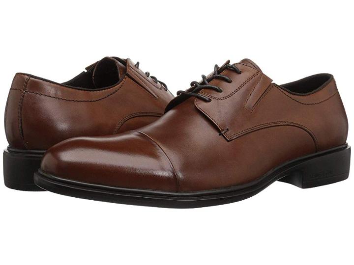 Kenneth Cole New York Garner Lace-up B (brandy) Men's Lace Up Cap Toe Shoes