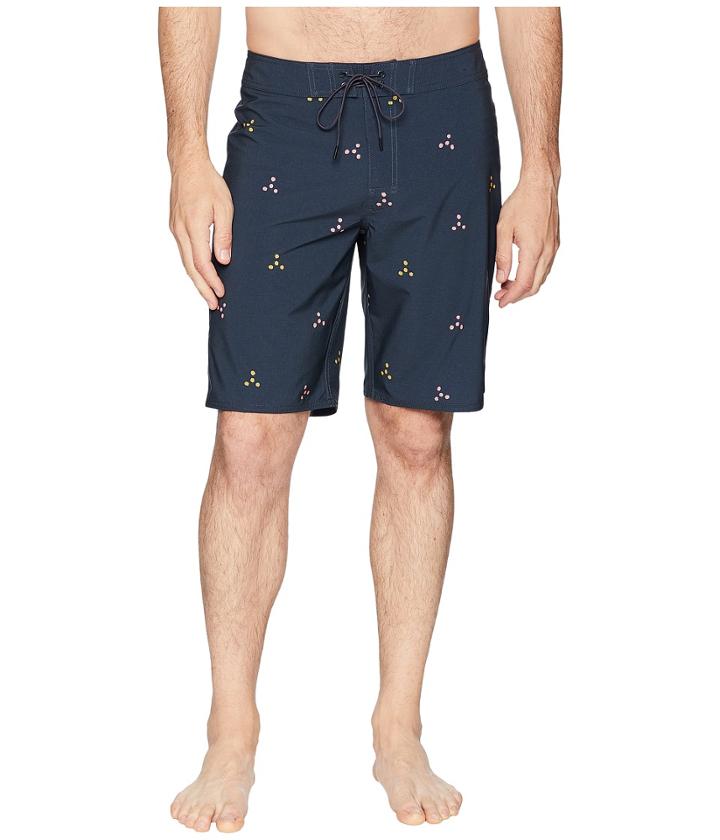 Rvca Middle Trunks (carbon) Men's Swimwear