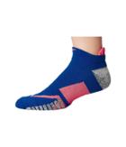 Nike Nikegrip Elite No Show Tennis Socks (blue Jay/hot Punch/blue Jay) No Show Socks Shoes