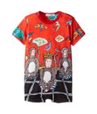 Dolce & Gabbana Kids 3 Monkeys One-piece (infant) (red Monkey) Boy's Jumpsuit & Rompers One Piece