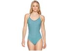 Carve Designs Waikiki One-piece (julep Stripe) Women's Swimsuits One Piece