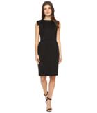 Calvin Klein Extended Armhole Sheath Dress Cd7m156b (black) Women's Dress