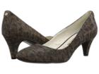 Anne Klein Rosalie (black/bronze Fabric) High Heels