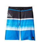 Quiksilver Kids Slab Logo Vee Boardshorts (big Kids) (electric Blue) Boy's Swimwear
