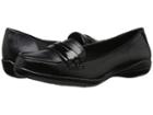 Soft Style Daly (black Vitello/patent) Women's Flat Shoes