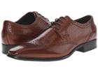 Stacy Adams Melville (cognac) Men's Lace Up Wing Tip Shoes