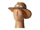 Echo Design Crochet Panama Beach Hat (black) Caps