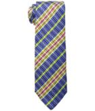 Etro Plaid Tie (blue/white/lime) Ties