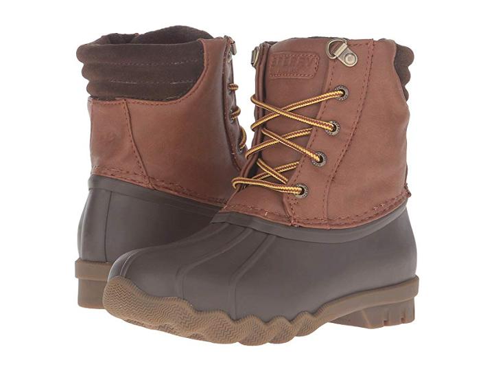 Sperry Kids Avenue Duck (little Kid/big Kid) (brown/tan) Boy's Shoes