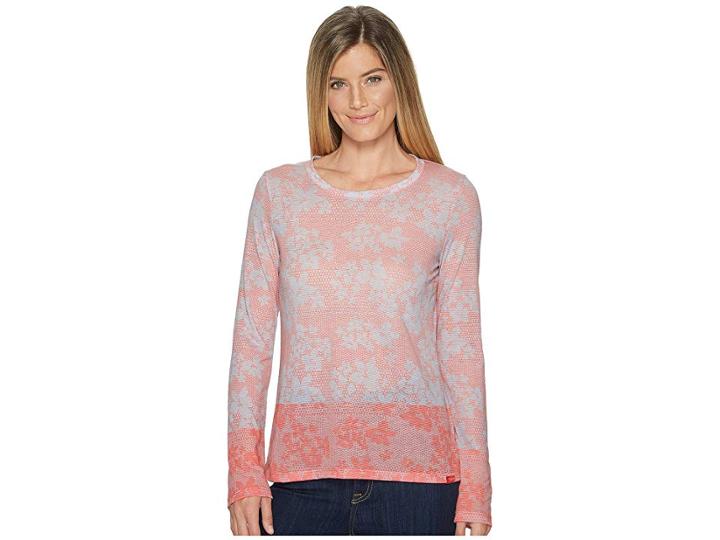 Prana Francie Top (peach Chantilly) Women's Clothing