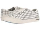 Seavees Monterey Embroidery (white Windowpane) Women's Shoes