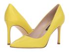 Nine West Emmala Pump (yellow Leather) Women's Shoes